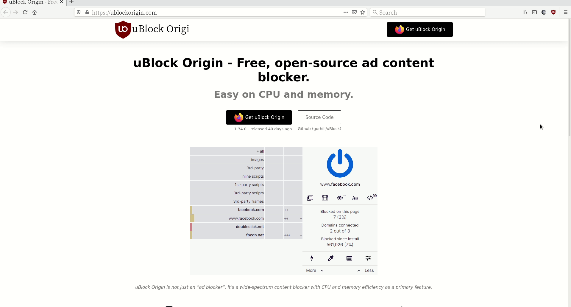 for ipod instal uBlock Origin 1.51.0